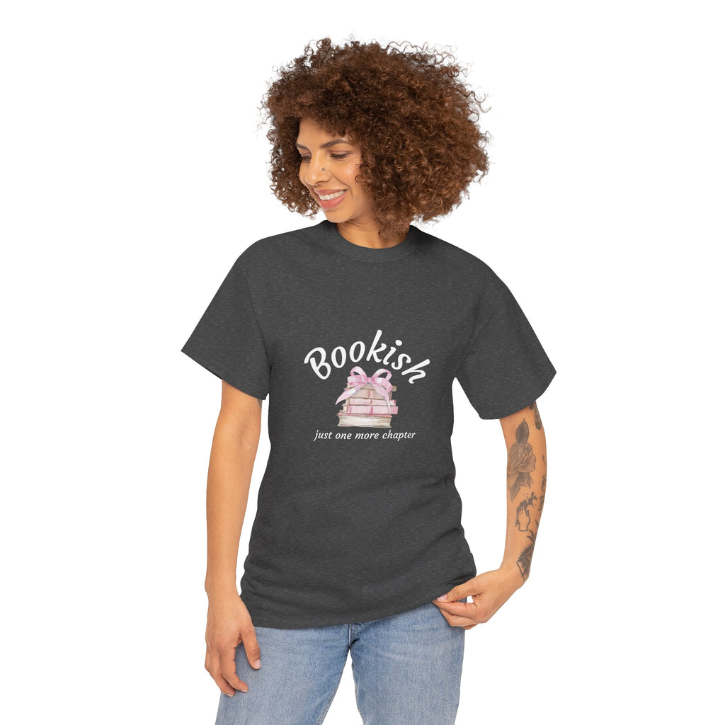 Just One More Chapter T-Shirt — Stacked Books Book Lover Tee