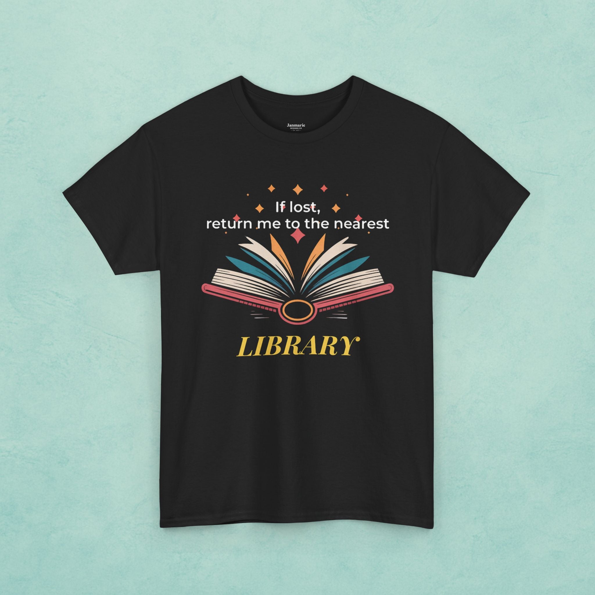 If lost return me to the nearest library T-Shirt | Reading Book Graphic Tee Gifts for Her