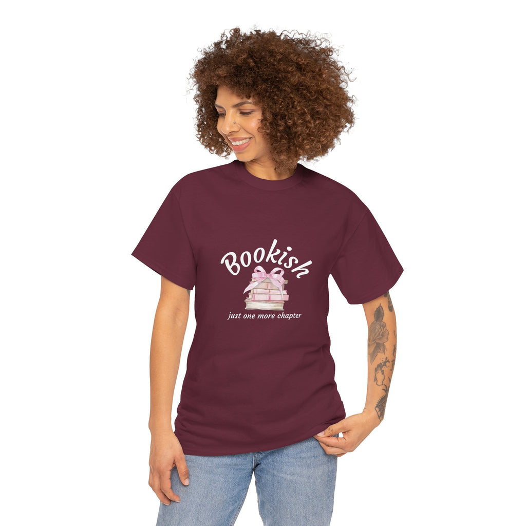Just One More Chapter T-Shirt — Stacked Books Book Lover Tee