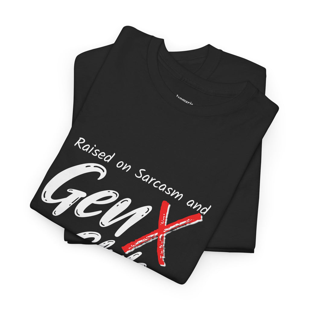 Gen X Club Tee | "Raised on Sarcasm and Saturday Morning Cartoons"  80s Nostalgia