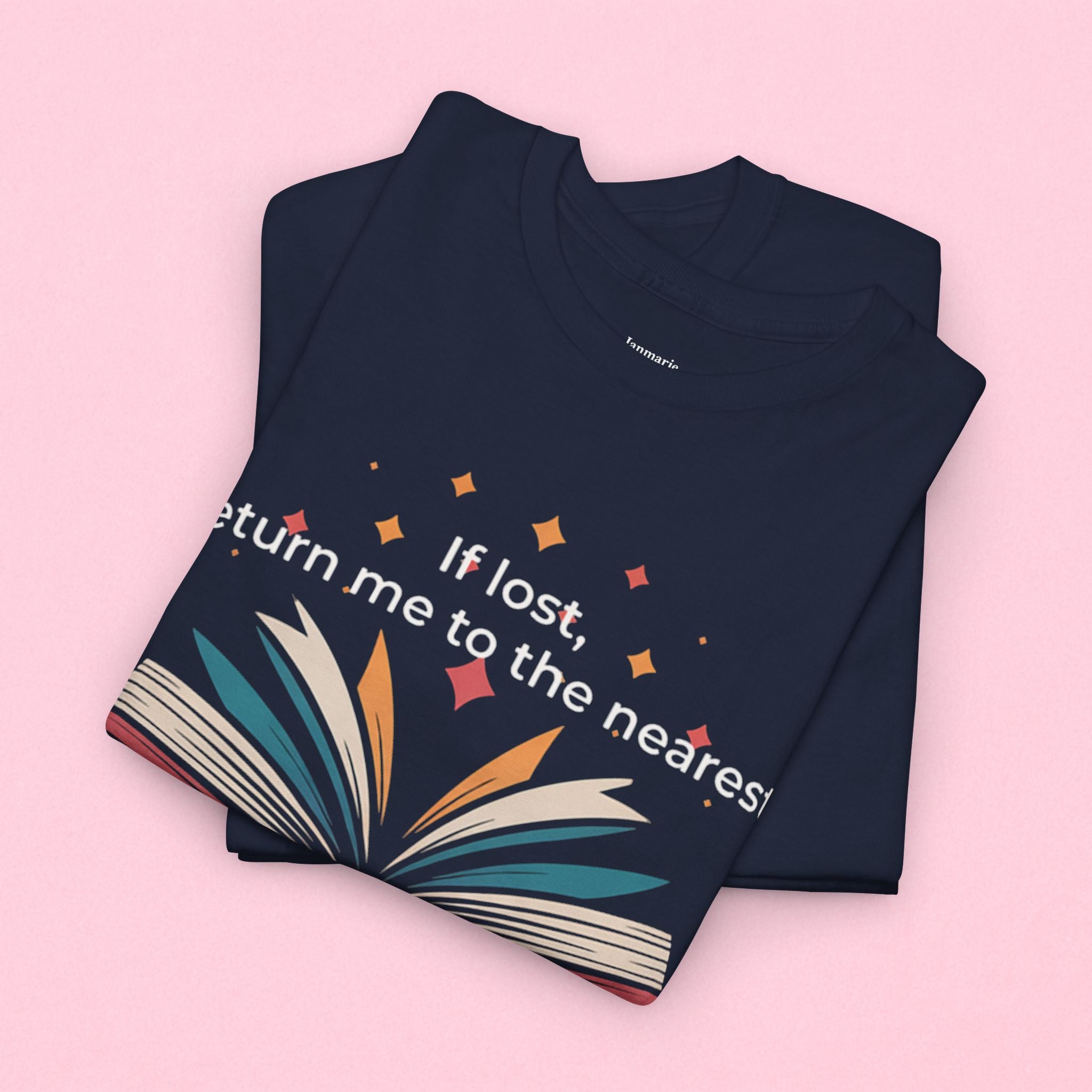 If lost return me to the nearest library T-Shirt | Reading Book Graphic Tee Gifts for Her