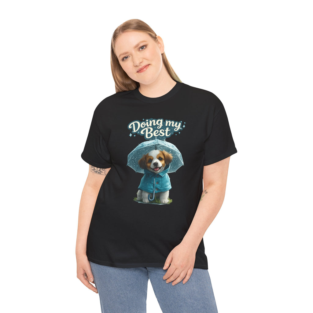 Doing My Best Cute Puppy Graphic Tee | Cozy Comfort Shirt